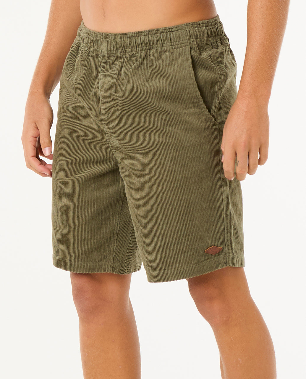 Surf Cord Volley Shorts - Dusty Olive