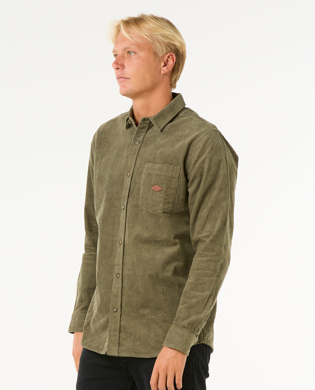 Classic Surf Cord Shirt - Dusty Olive