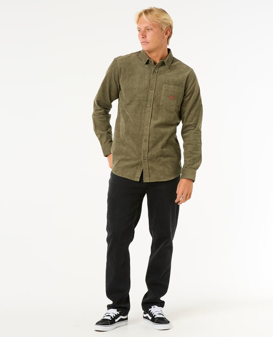 Classic Surf Cord Shirt - Dusty Olive