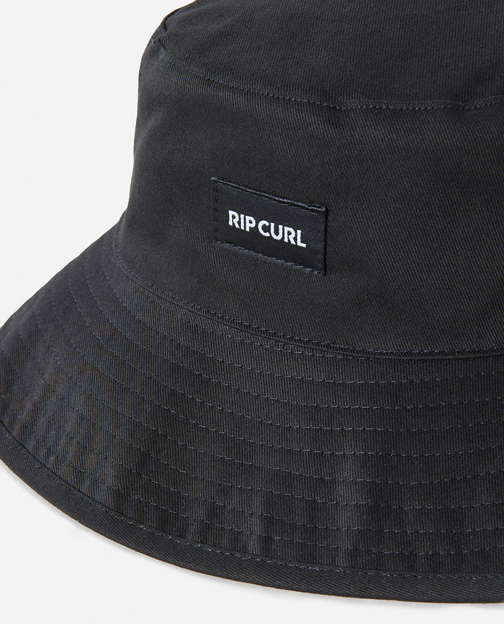 REVO VALLEY MID BRIM HAT - reversible sun hat - black