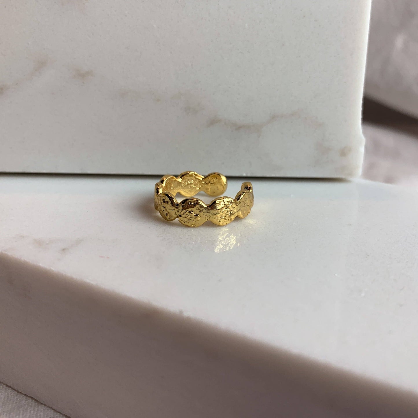 Leah Ring i Guld
