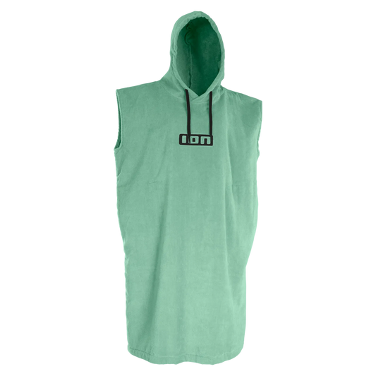 Ion hooded towel unisex neon mint