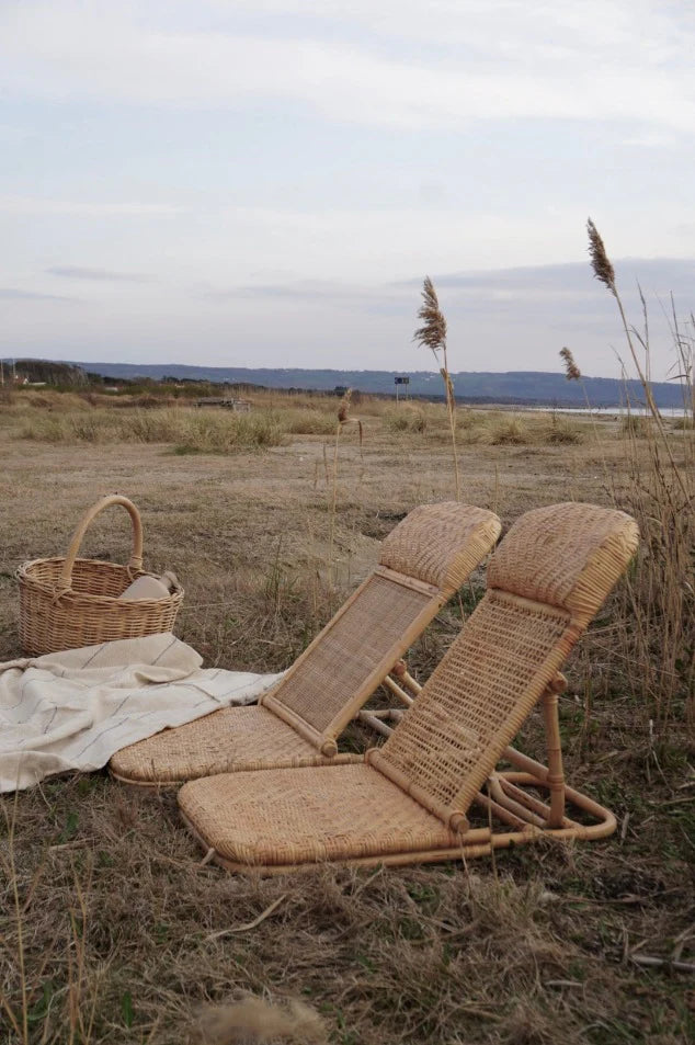Beach chair - bærbar strandstol i ratten