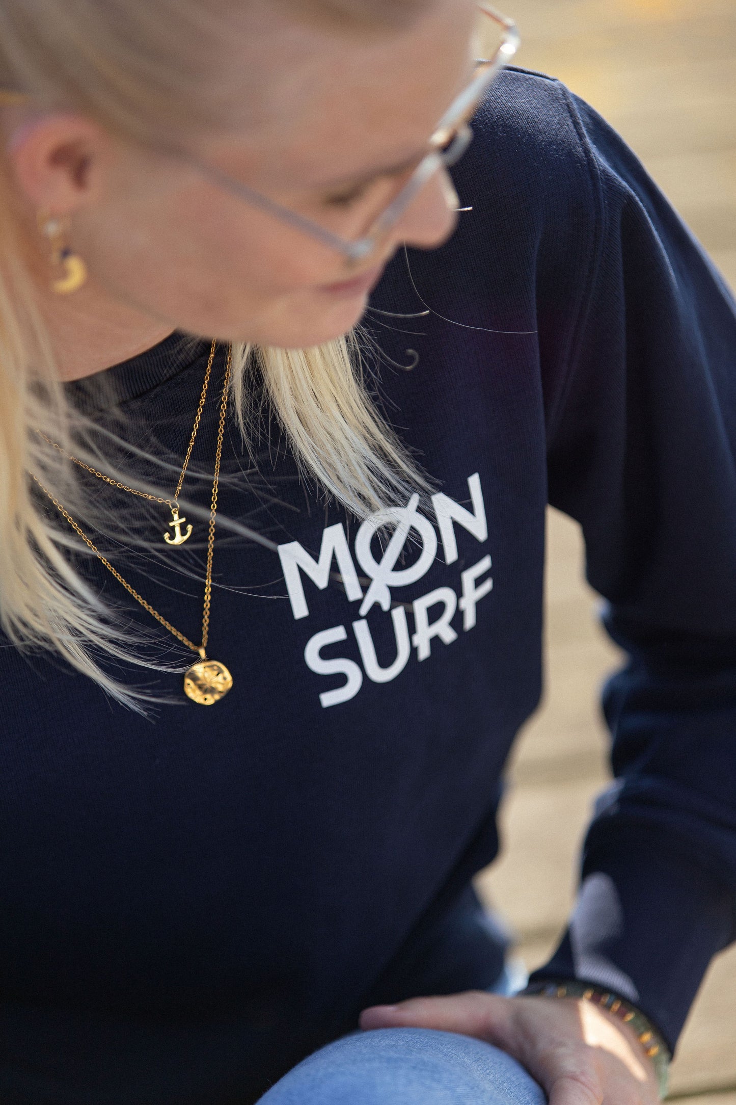Klintholm kutter Crewneck- Navy blue