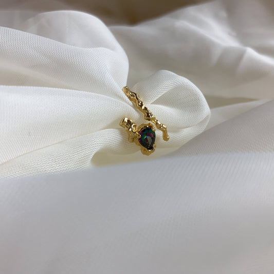 Marina ring med alexandrite sten - Guld