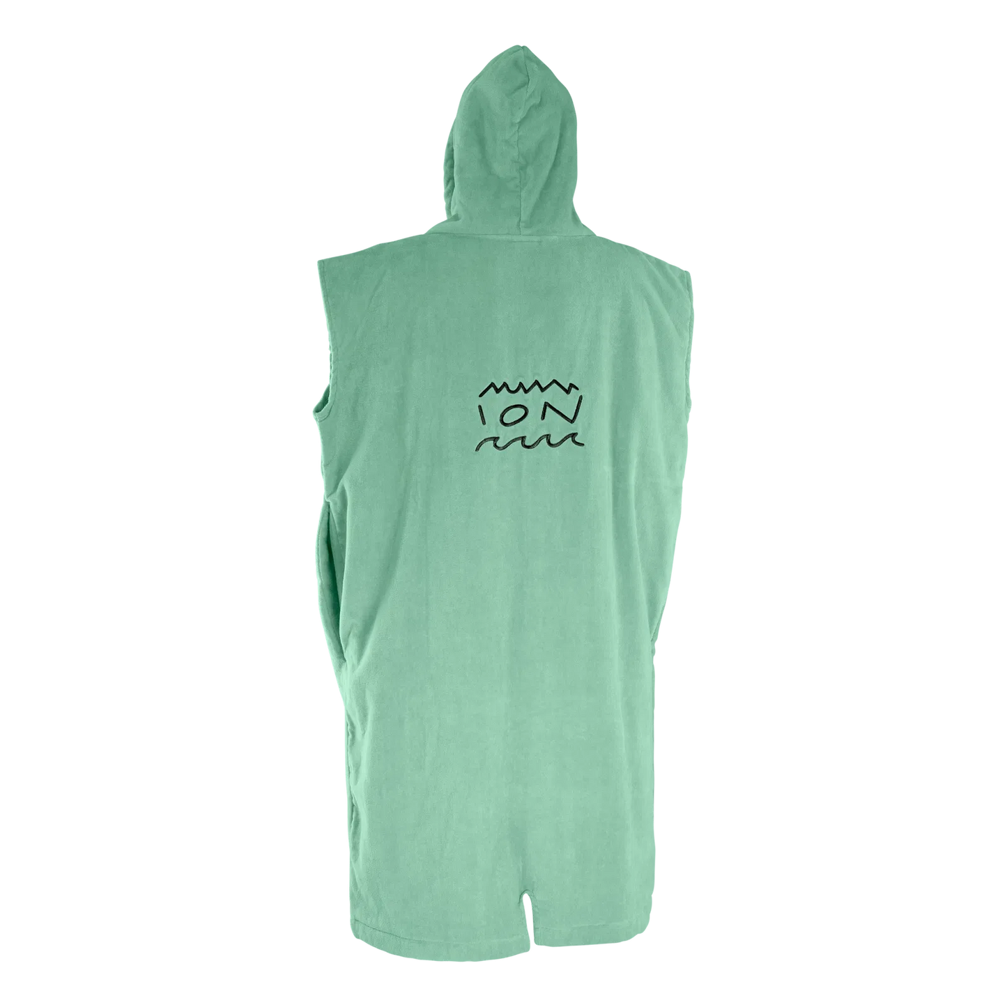 Ion hooded towel unisex neon mint