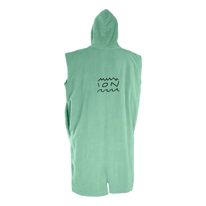 Ion hooded towel unisex neon mint
