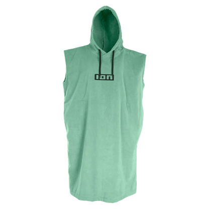 Ion hooded towel unisex neon mint
