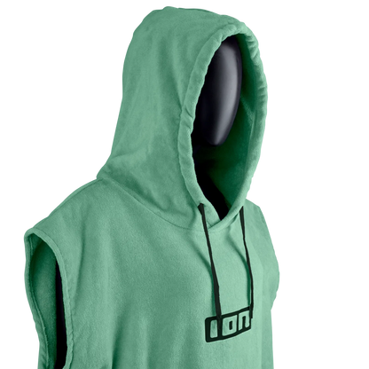 Ion hooded towel unisex neon mint