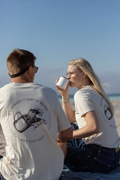 Happiness comes in waves T-Shirt