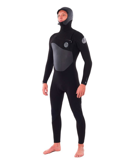 RIPCURL FBOMB 64 HOODED C/ZIP BLACK - Mens 