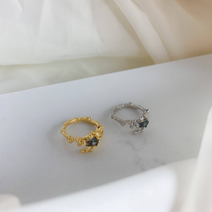 Marina ring med alexandrite sten - Guld