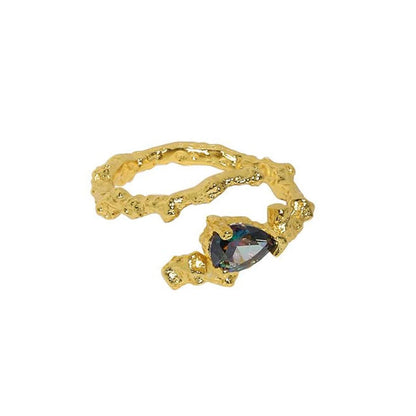 Marina ring med alexandrite sten - Guld